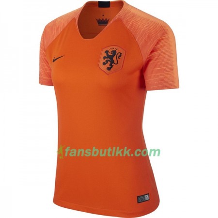 Fotballdrakt Nederland Dame 2018 Hjemmetrøye Kortermet